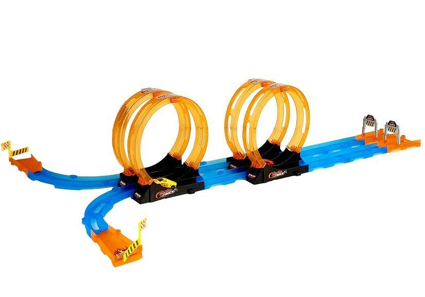 Staza za autiće "4 Loops" sa autićima - 181 cm