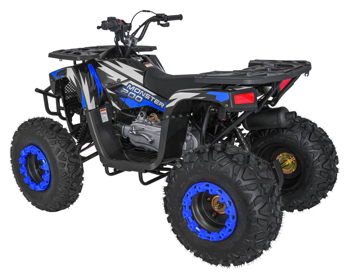 Quad na benzin MONSTER 200CC - plavi