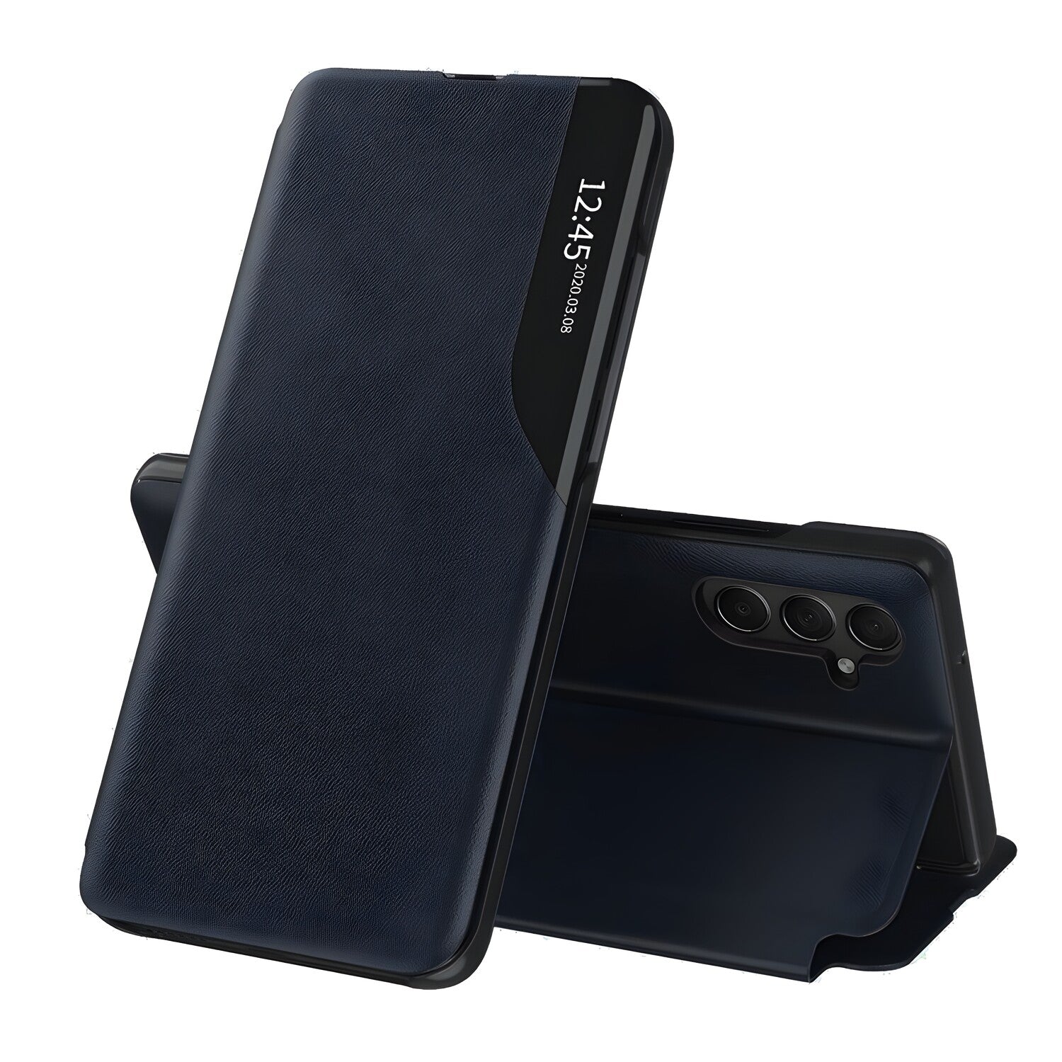 Elegantna knjižna futrola View Case za Samsung Galaxy A15 - Tamno plava KP29178
