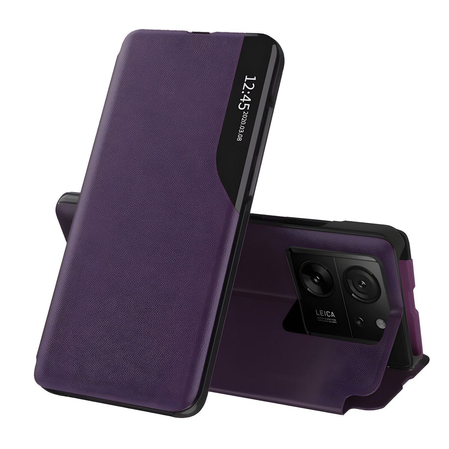 Elegantna knjižna futrola View Case za Xiaomi 13T/13T Pro - Ljubičasta KP30069