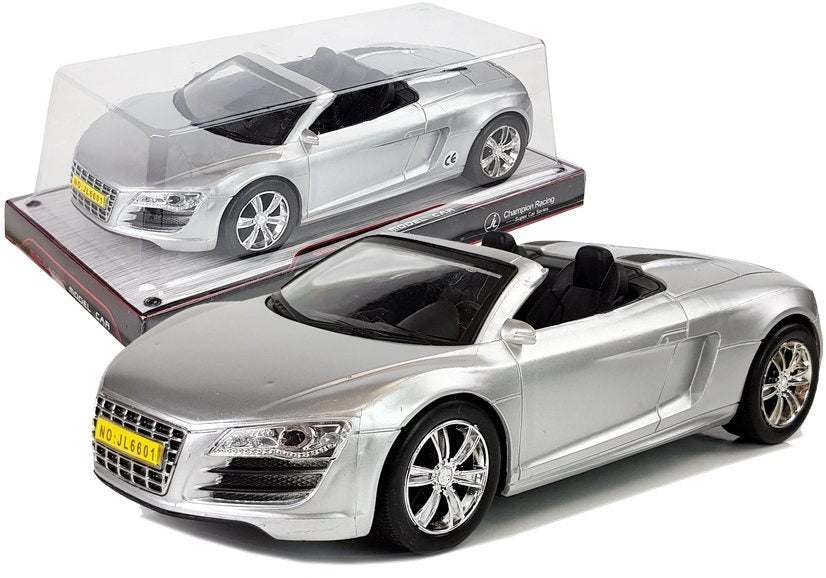 Replika autića za igru Audi R8 1:18 - sivi