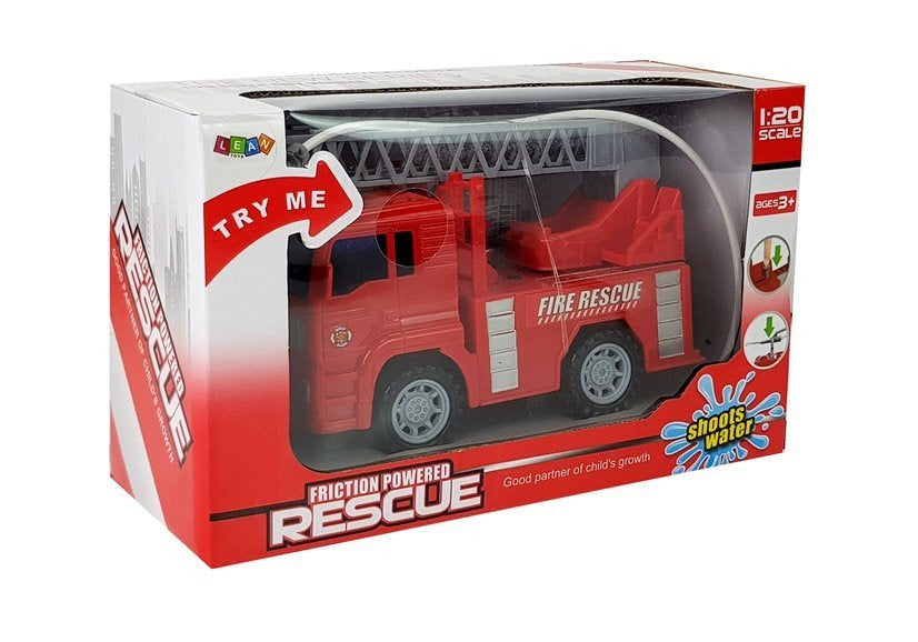 Vatrogasno vozilo na baterije 1:20 s vodom - crveni