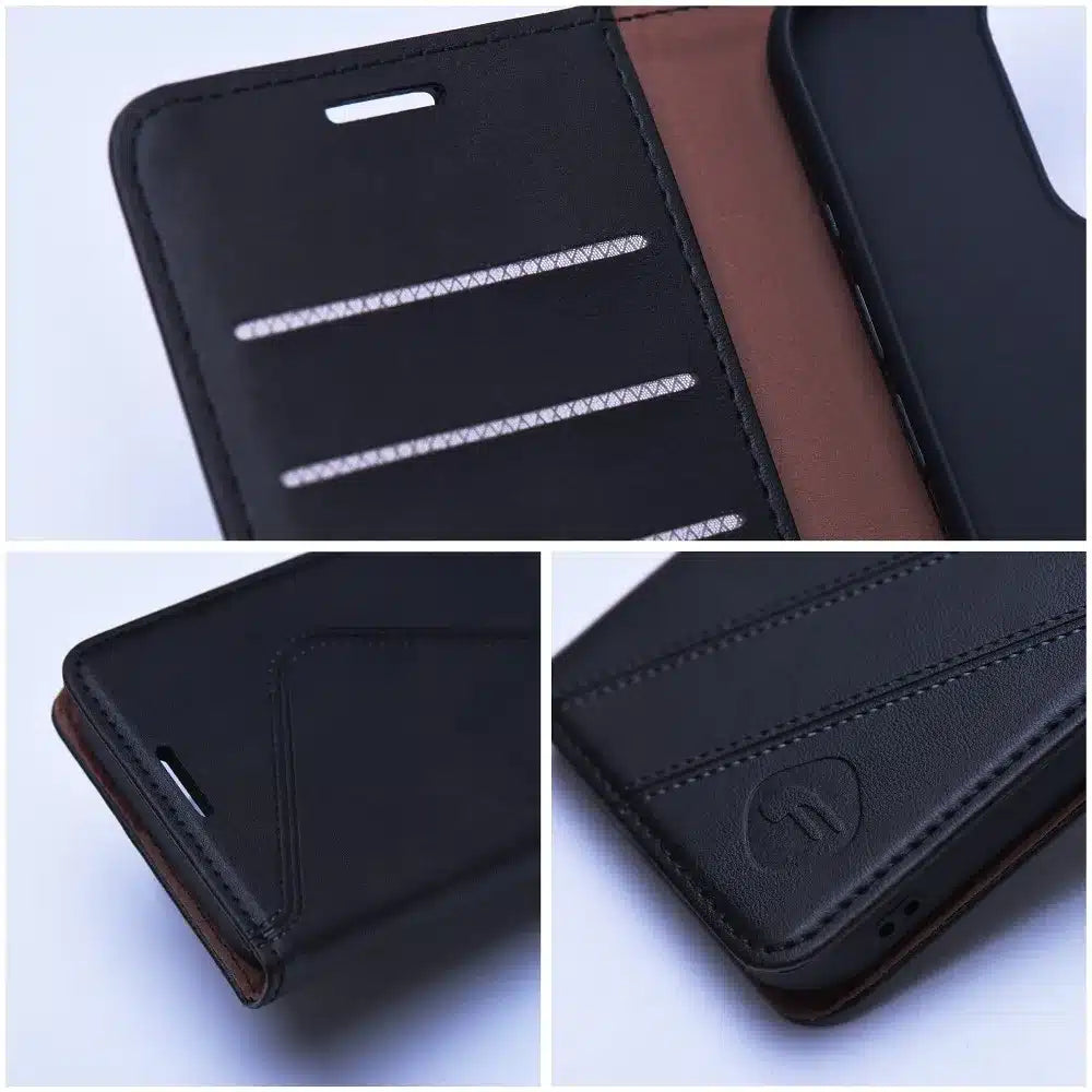FORCELL F-PROTECT RFID Blocker preklopna futrola za iPhone 14 Pro Max crna
