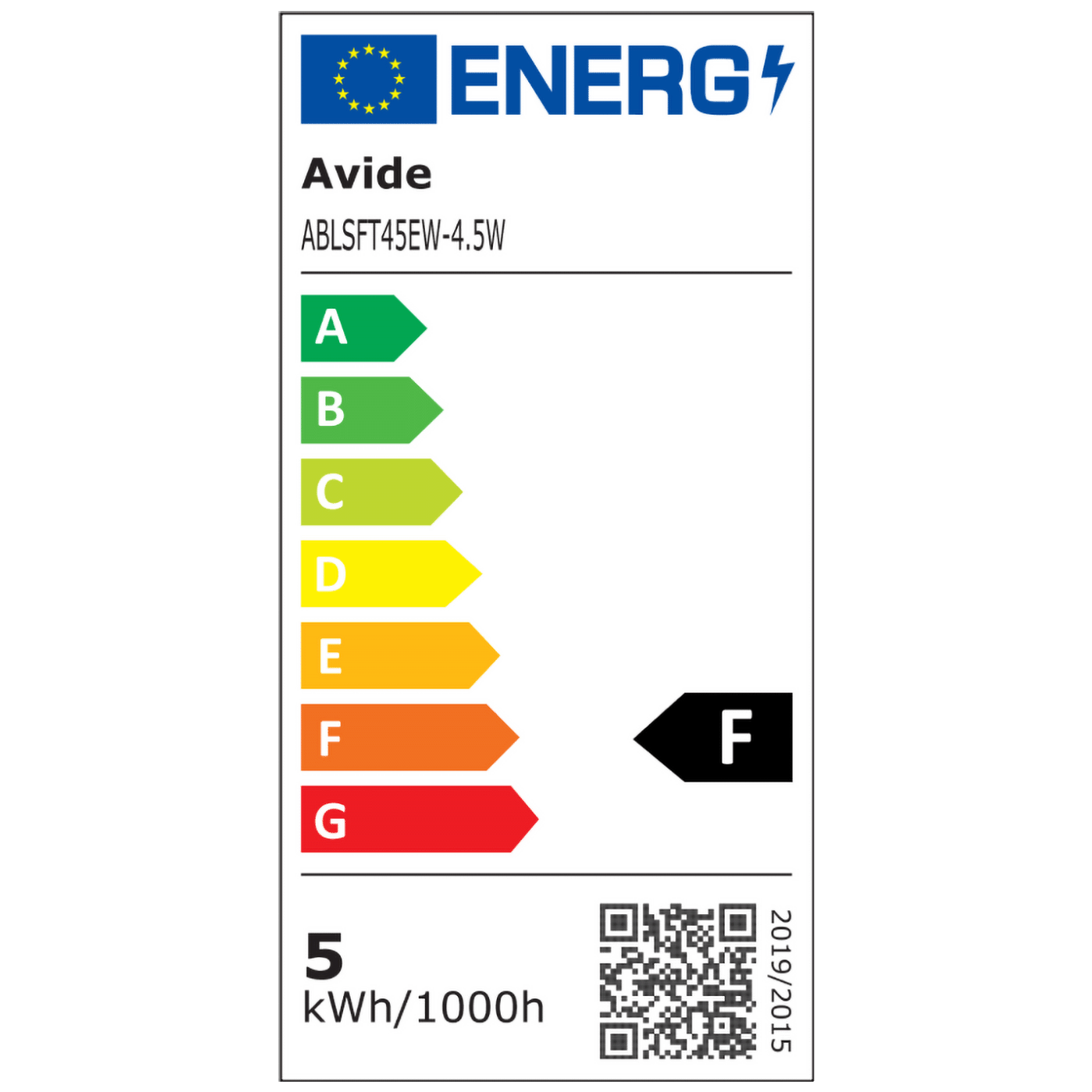 Avide Žarulja,LED,4.5W,E27,2700K,230V AC,topla bijela svjetlost - Soft Filament T45 4.5W E27