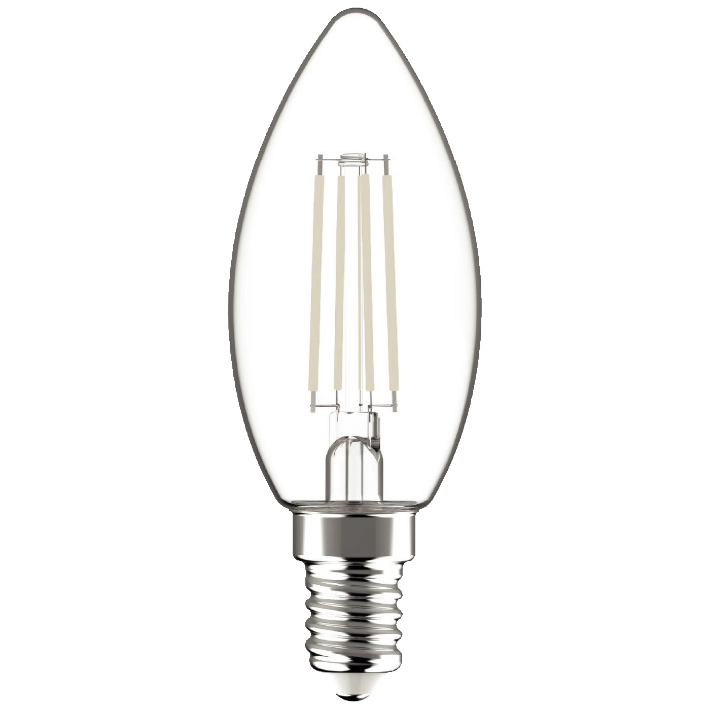 Avide Žarulja, LED 4.5W, E14, 4000K, 230V AC, bijela svjetlost - White Filament Candle 4.5W E14