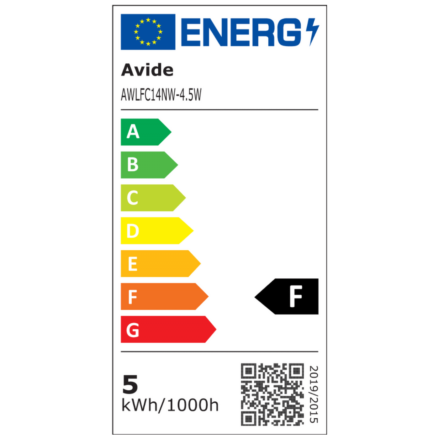 Avide Žarulja, LED 4.5W, E14, 4000K, 230V AC, bijela svjetlost - White Filament Candle 4.5W E14