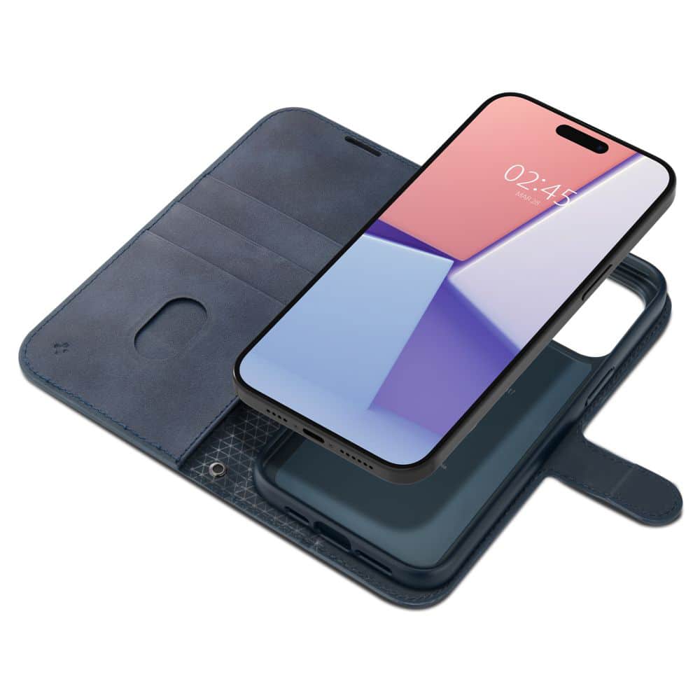 Spigen Wallet S Pro case za iPhone 15 Pro Max - navy blue