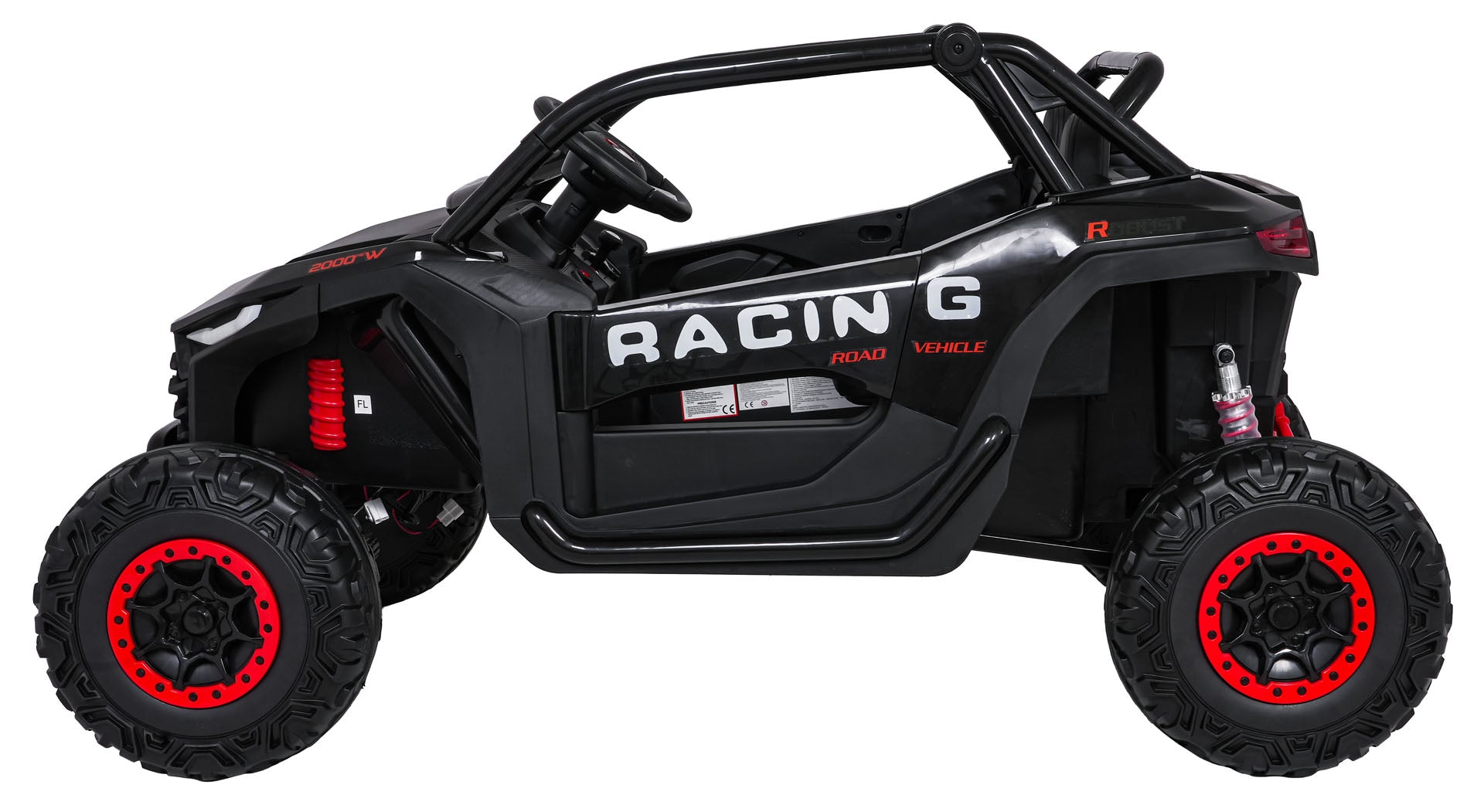 Buggy na akumulator RACING Road 2000 4x4 - dvosjed - crni