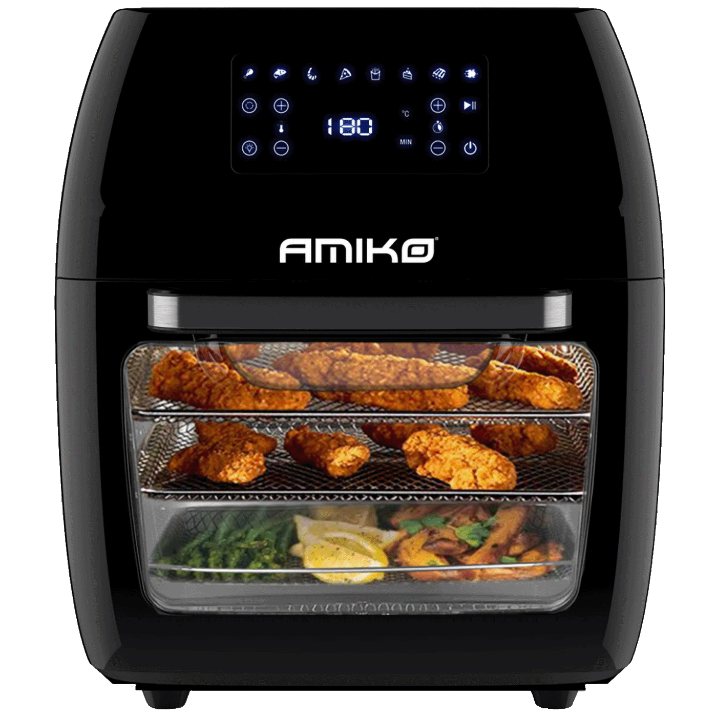 Amiko Friteza na vrući zrak sa grilom, 1700W, 12 lit., WiFi - A80 WiFi