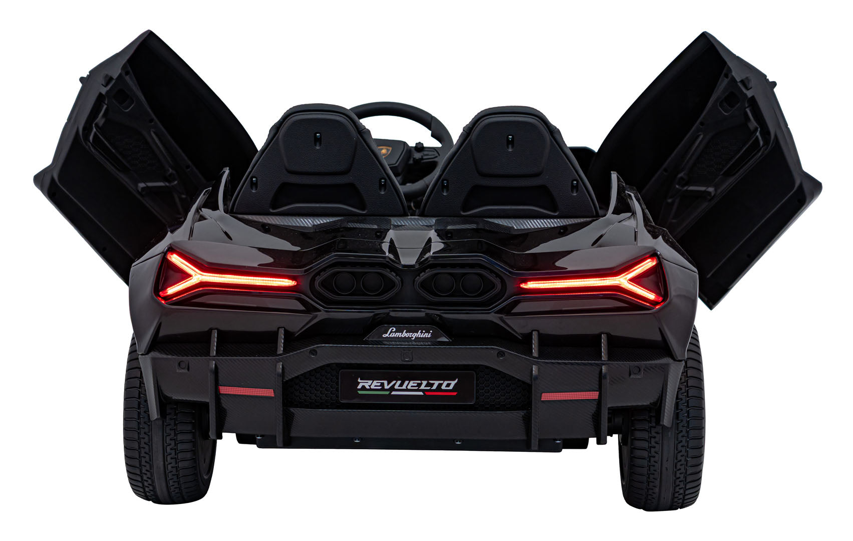 Licencirani auto na akumulator Lamborghini Revuelto XL 4x4 - dvosjed - crni