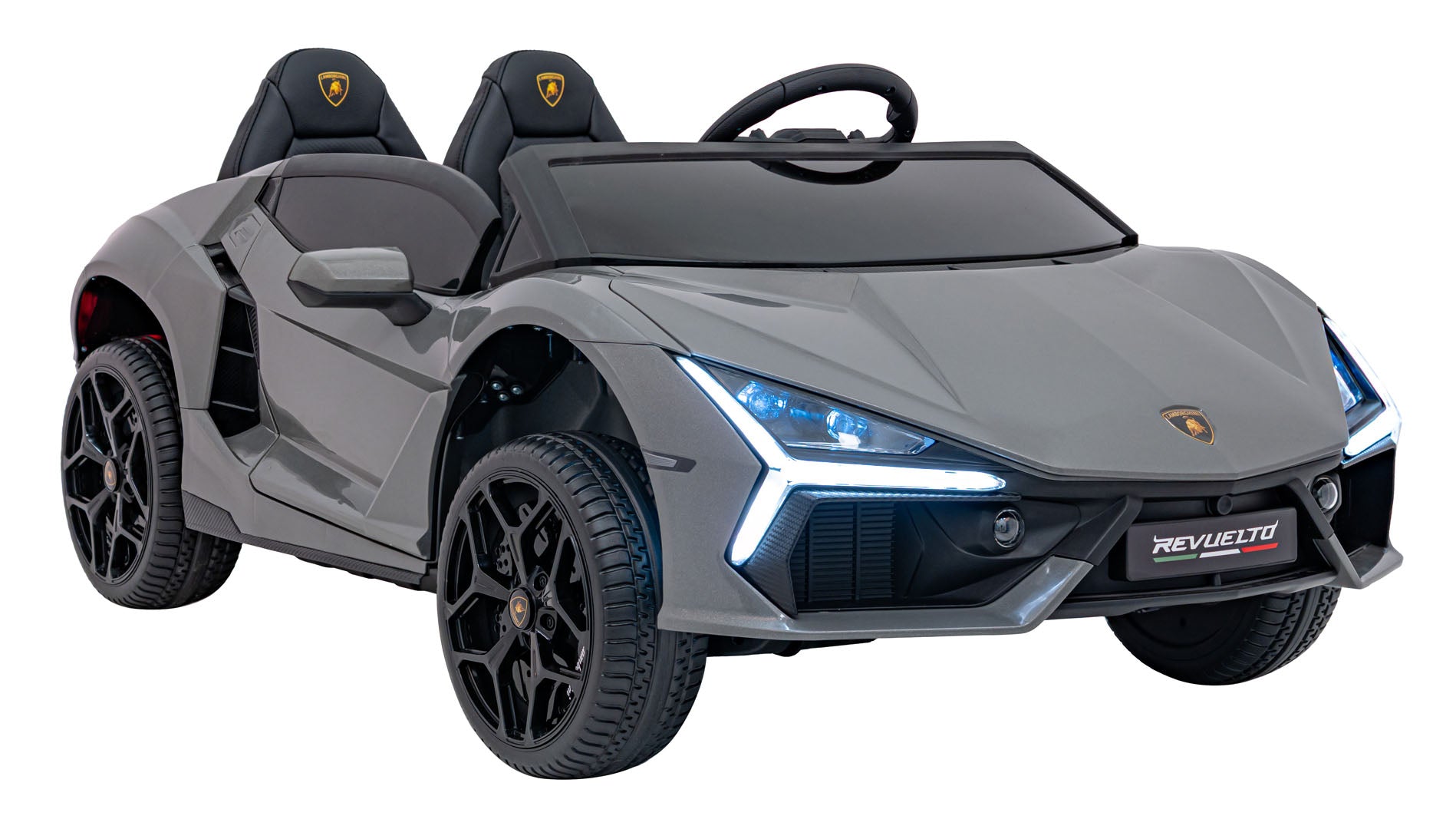 Licencirani auto na akumulator Lamborghini Revuelto XL 4x4 - dvosjed - sivi