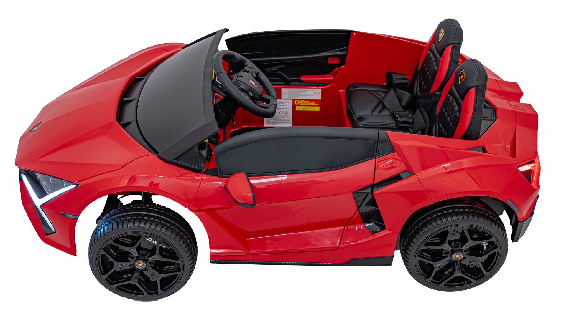 Licencirani auto na akumulator Lamborghini Revuelto XL 4x4 - dvosjed - crveni