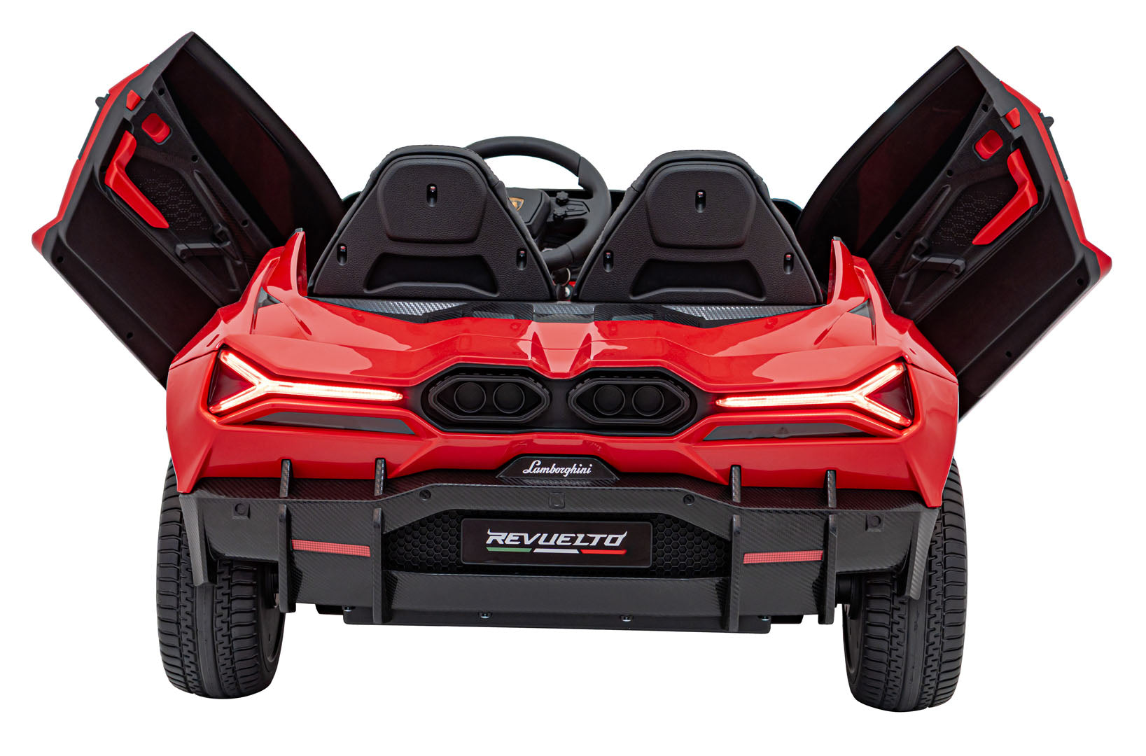 Licencirani auto na akumulator Lamborghini Revuelto XL 4x4 - dvosjed - crveni