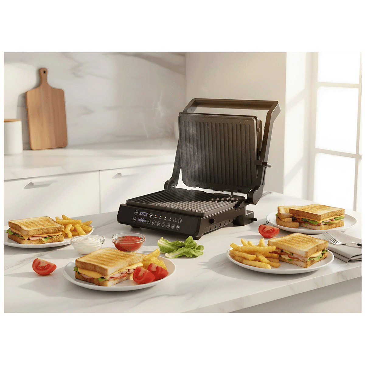 Zilan Grill kontaktni, digitalini zaslon, 5 programa rada, 2000 W - ZLN3942