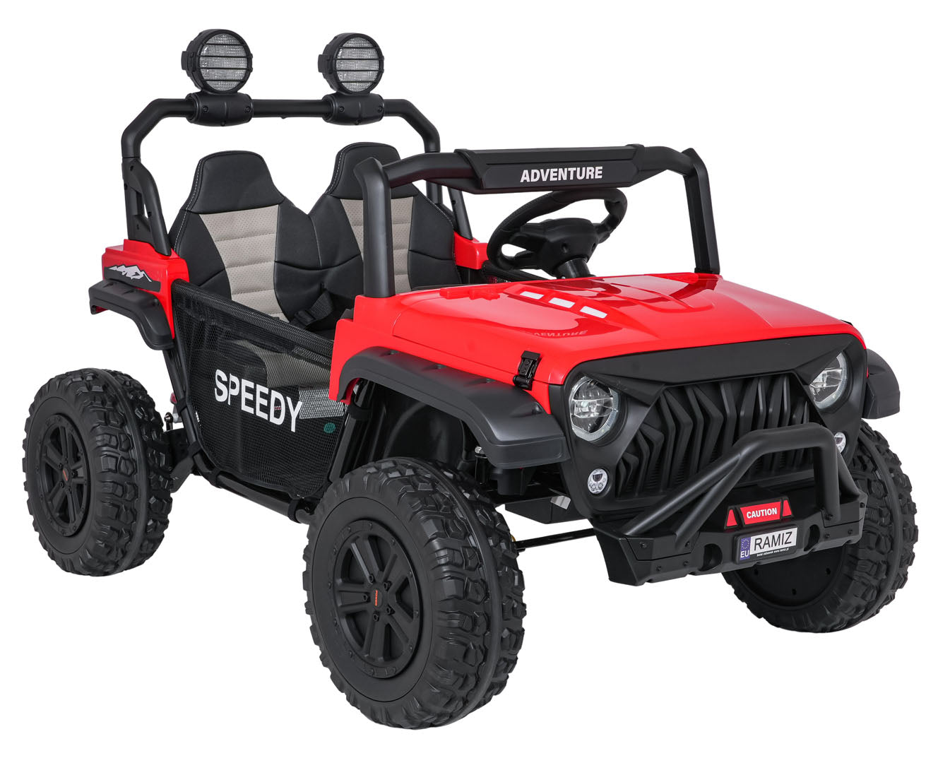Buggy na akumulator PASSION 4x4 - dvosjed - crveni