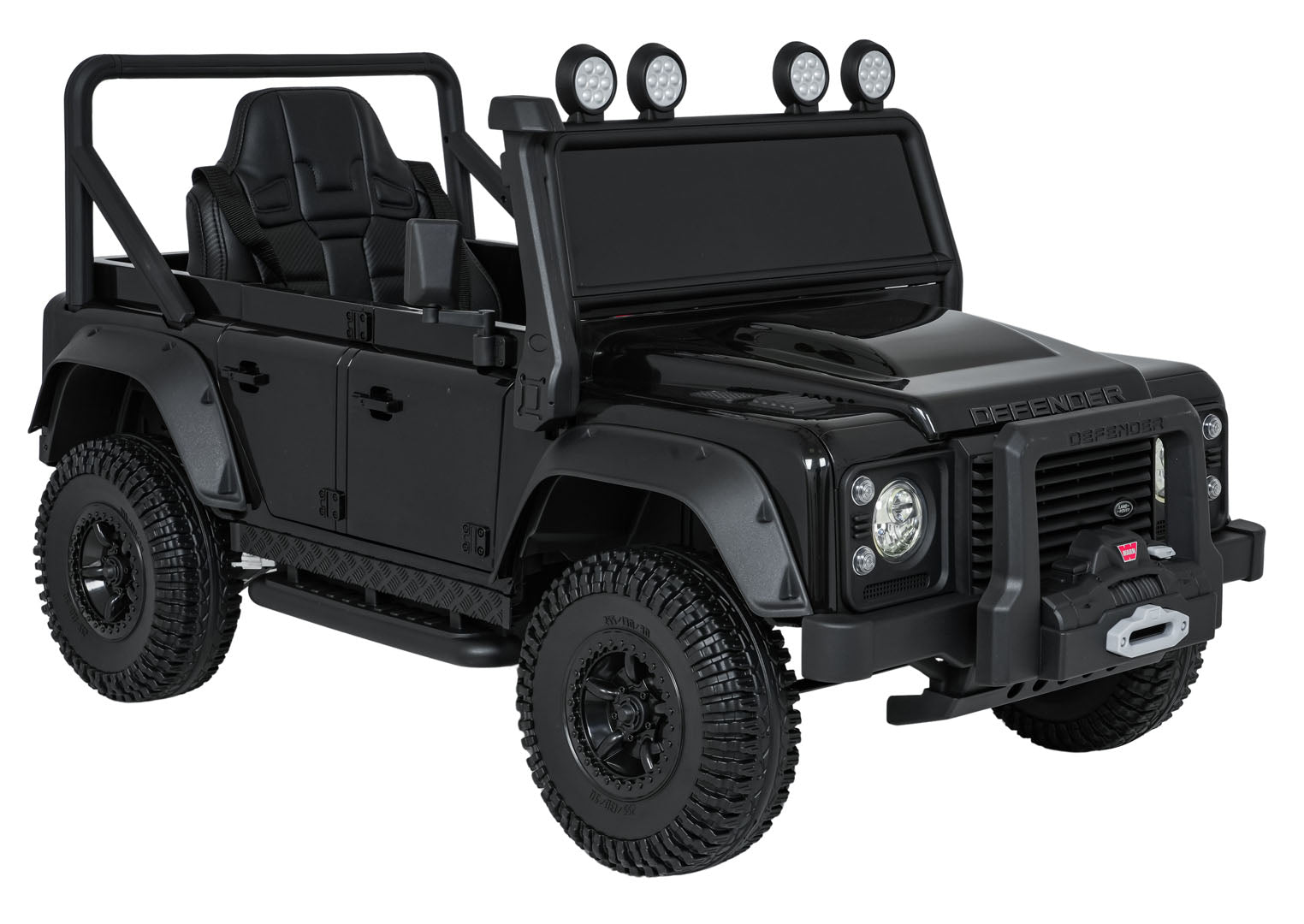Licencirani auto na akumulator Land Rover Defender 110 SVX Concept - crni