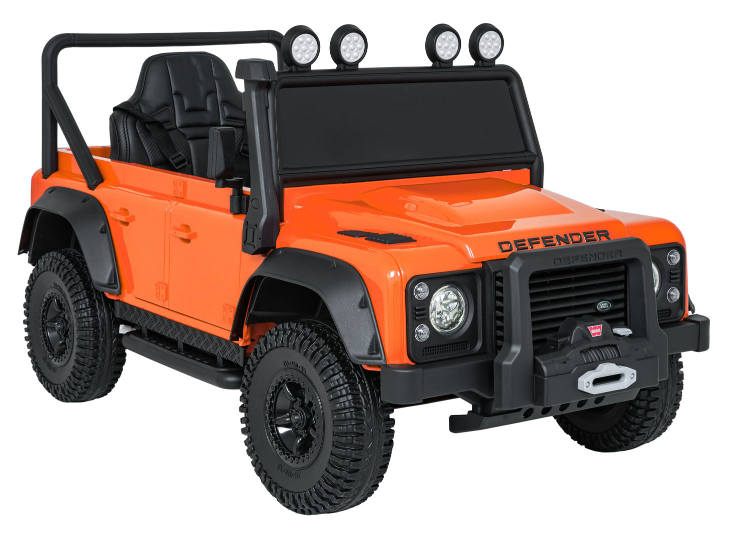 Licencirani auto na akumulator Land Rover Defender 110 SVX Concept - narančasti