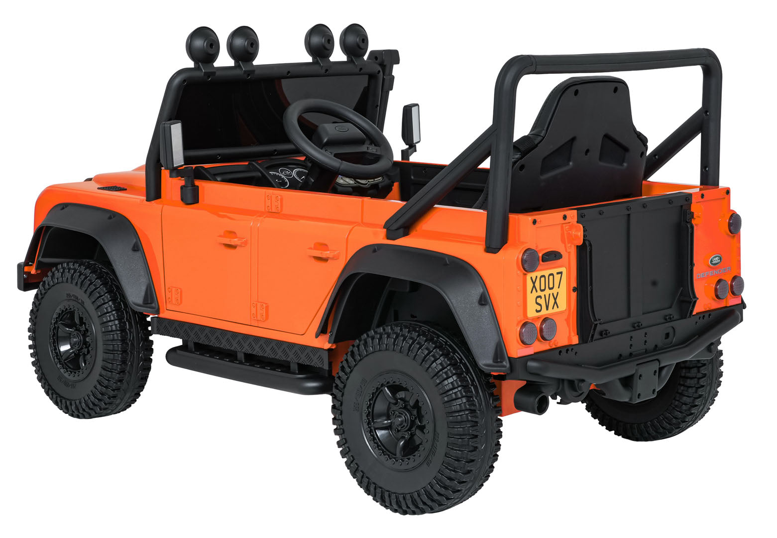 Licencirani auto na akumulator Land Rover Defender 110 SVX Concept - narančasti