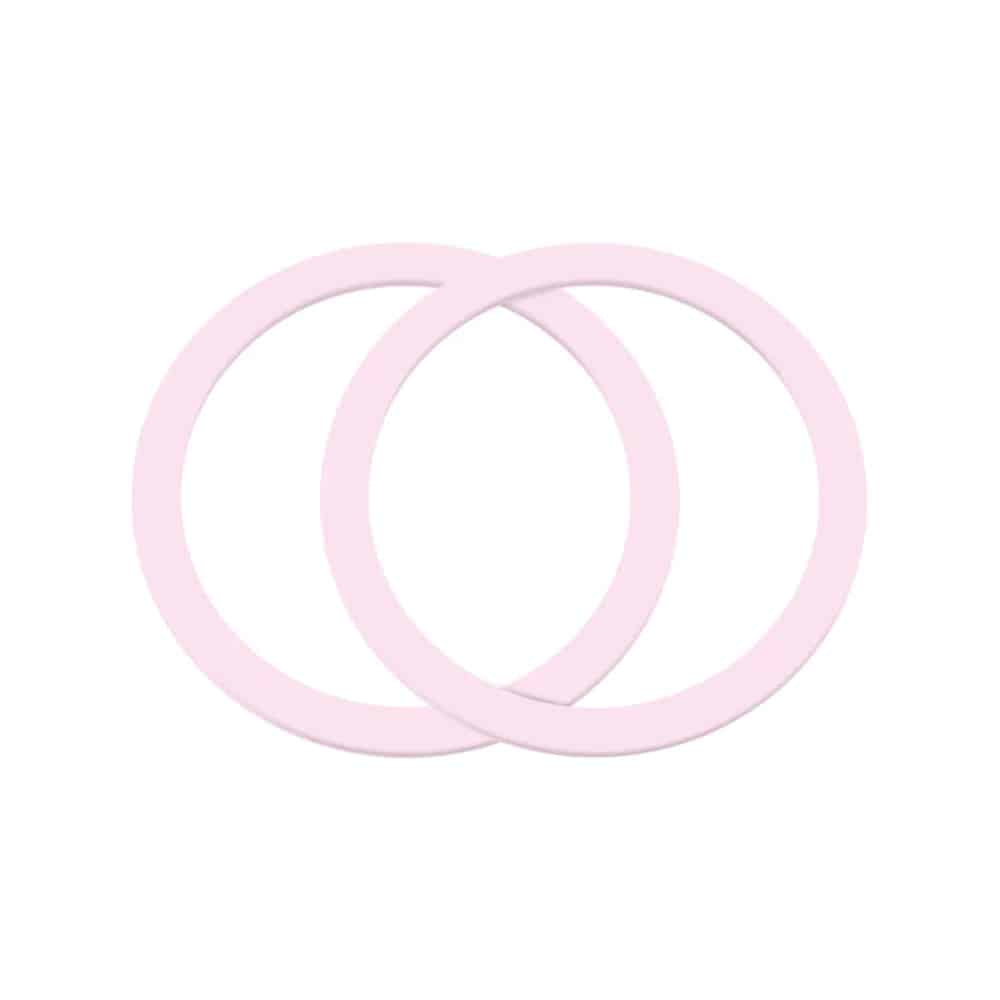 JoyRoom - (2 kom) Adapter (JR-Mag-M3) - MagSafe kompatibilan Magnetic Grip Metal - Pink