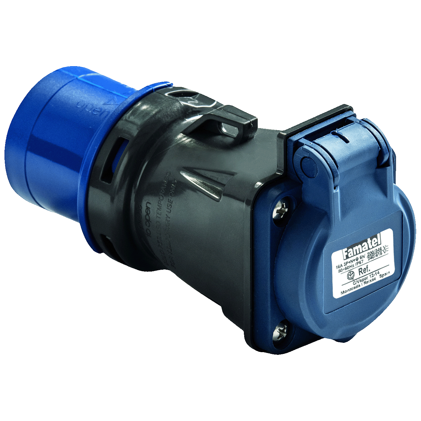 Famatel Industrijski adapter za schuko utikač/2P+T utičnica 16A,IP54 - 13910