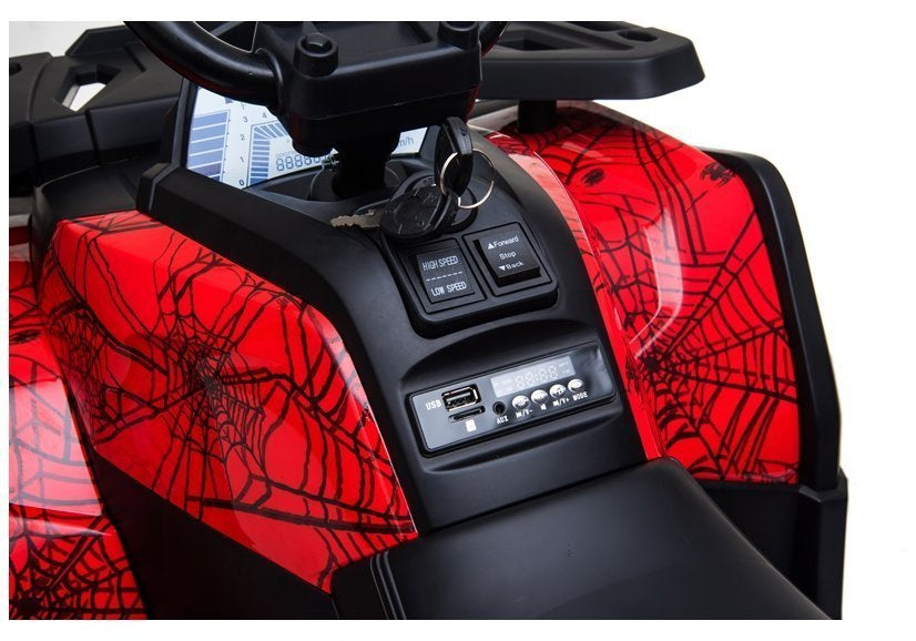 Quad na akumulator XMX607 Spyder 4×4 – crveni/lakirani