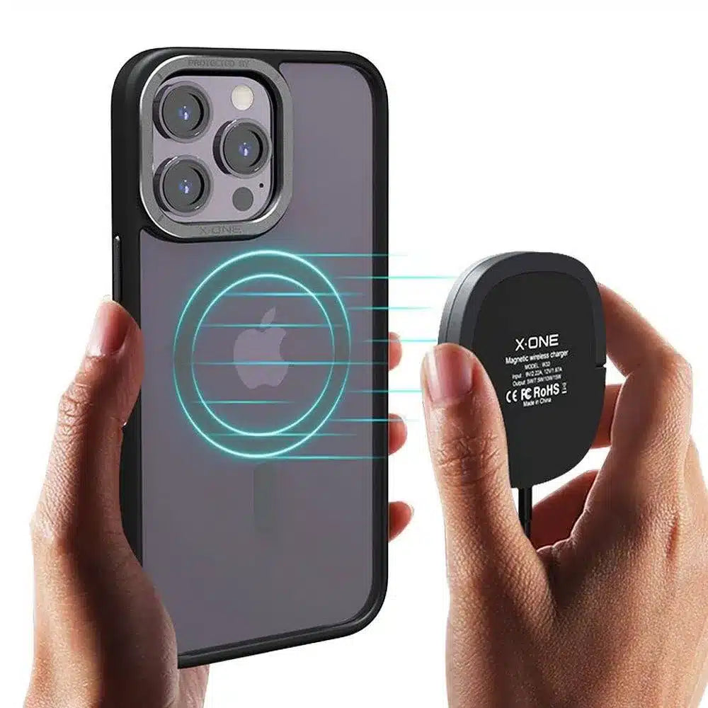 X-ONE Dropguard Magnetic Case Air za Apple iPhone 15 Pro Max crna