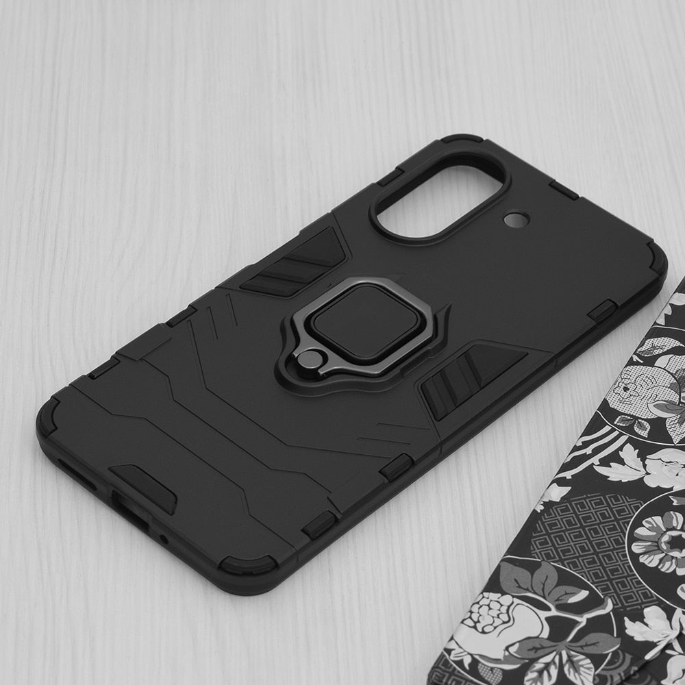 Techsuit Silicone Shield maska za Xiaomi Redmi 13C 4G / Poco C65-crna