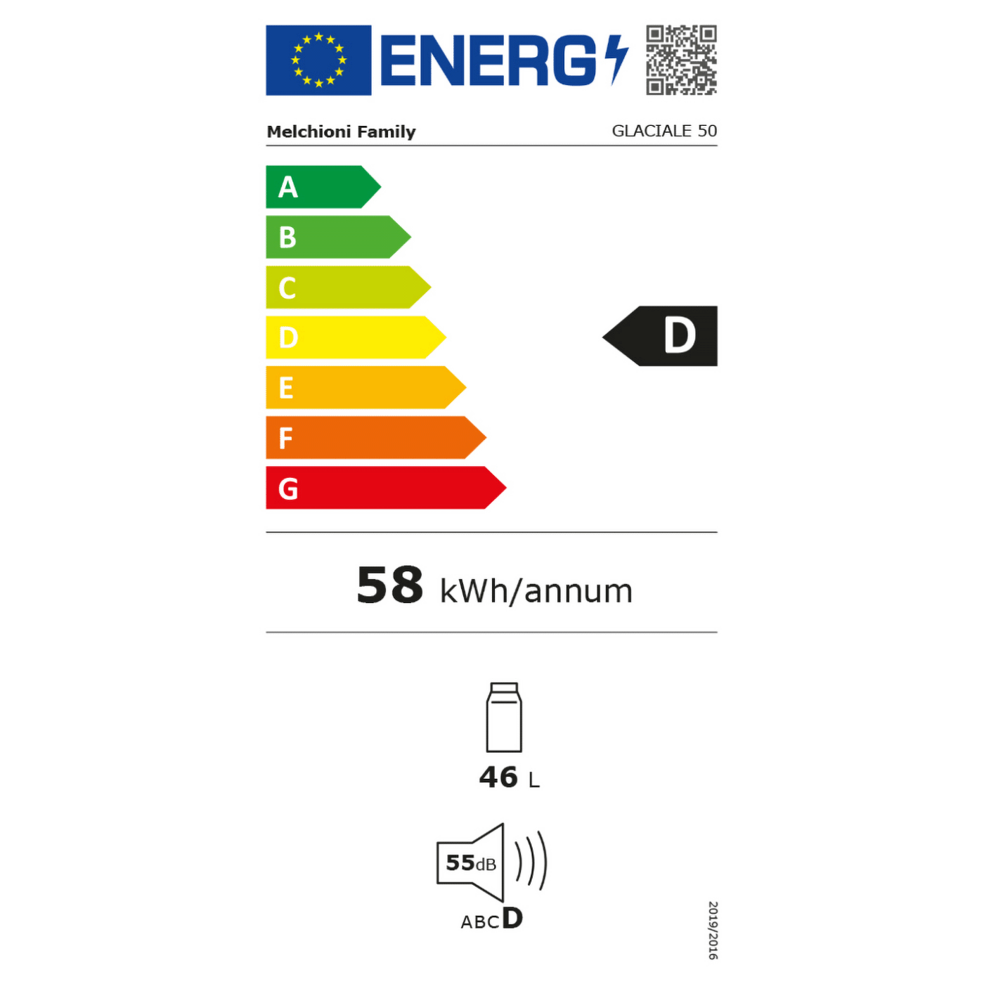 MELCHIONI family Frižider, prijenosni, kapacitet 46 lit., do -18 °C 12V/220V - GLACIALE 50