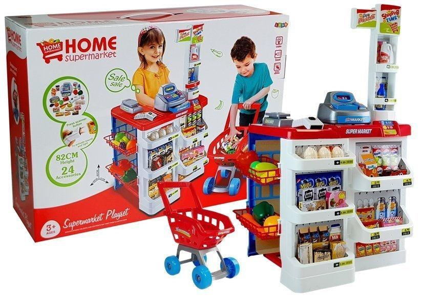 Trgovina za igru HOME - crveno/bijela
