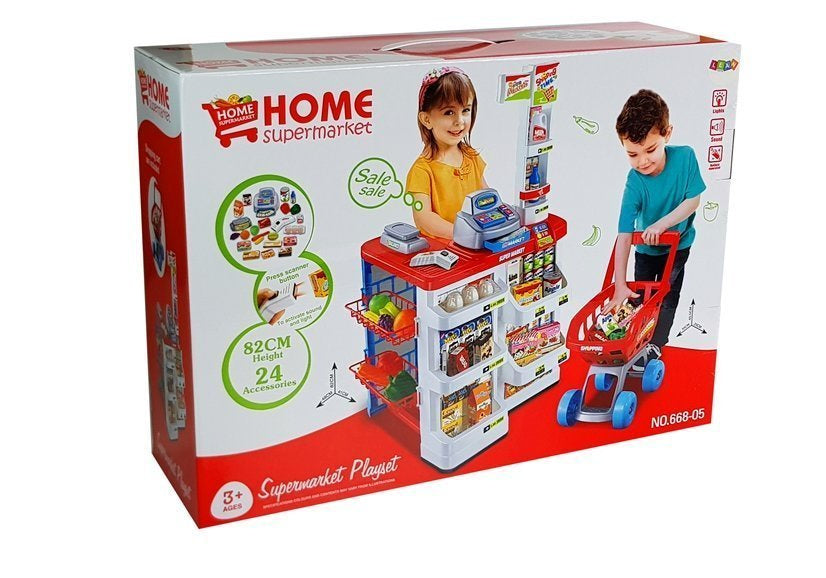 Trgovina za igru HOME - crveno/bijela