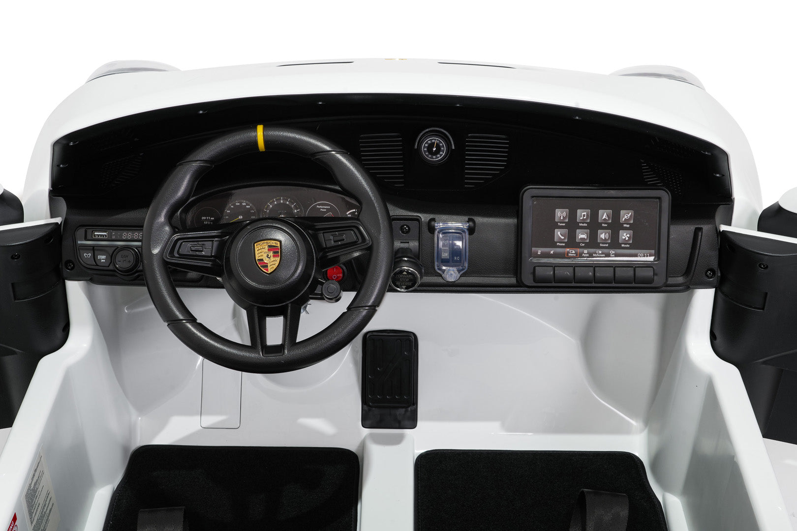 Licencirani auto na akumulator Porsche 911 GT3 4x4 STRONG - dvosjed - bijeli