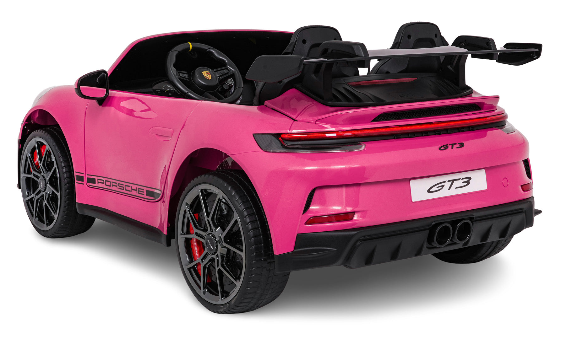 Licencirani auto na akumulator Porsche 911 GT3 4x4 STRONG - dvosjed - rozi