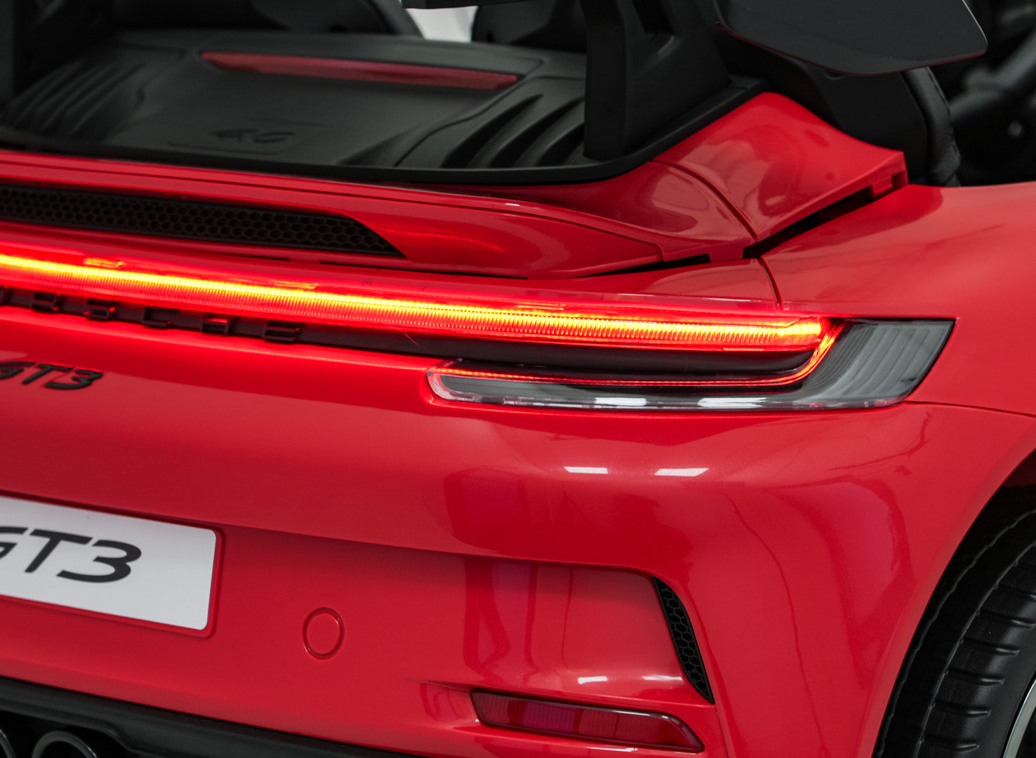 Licencirani auto na akumulator Porsche 911 GT3 STRONG - dvosjed - crveni