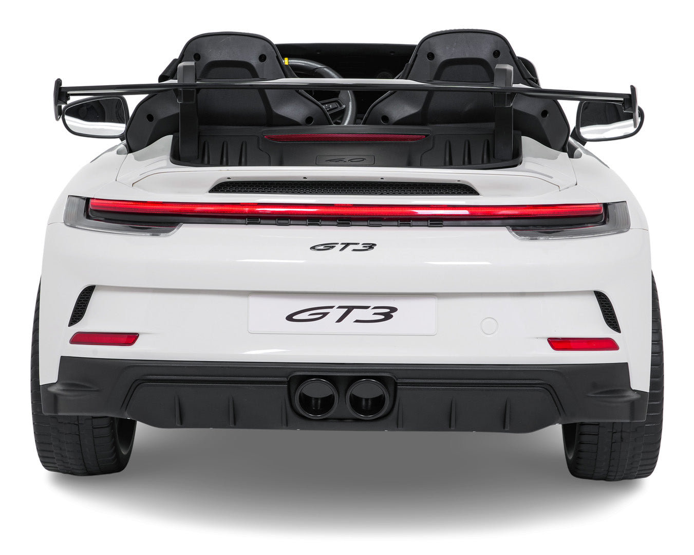 Licencirani auto na akumulator Porsche 911 GT3 STRONG MP4 - dvosjed - bijeli