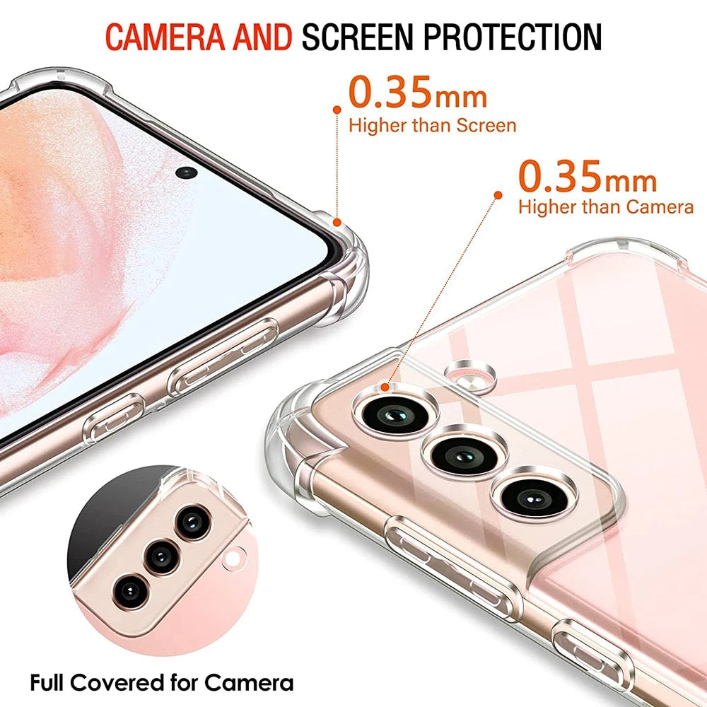 Techsuit Shockproof Clear Silicone prozirna maskica otporna na udarce za Samsung Galaxy A54 5G