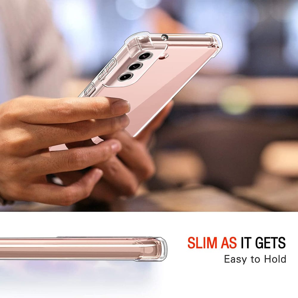 Techsuit Shockproof Clear Silicone prozirna maskica otporna na udarce za Samsung Galaxy S22 5G