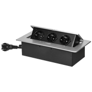 Orno Produžni kabel sa 3 x Schuko utičnice, ugradbena - OR-GM-9033(GS)/G