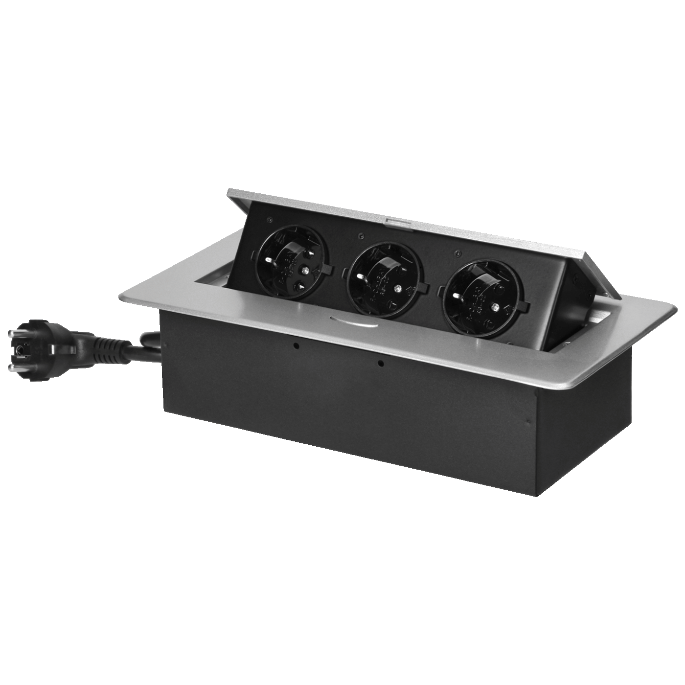 Orno Produžni kabel sa 3 x Schuko utičnice, ugradbena - OR-GM-9033(GS)/G