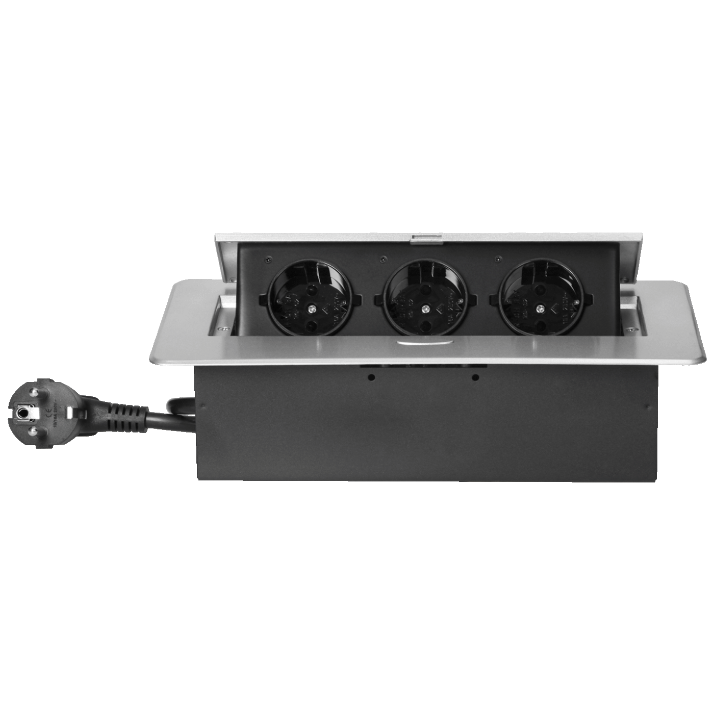 Orno Produžni kabel sa 3 x Schuko utičnice, ugradbena - OR-GM-9033(GS)/G