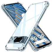 Techsuit Shockproof Clear Silicone prozirna maskica otporna na udarce za Google Pixel 8a