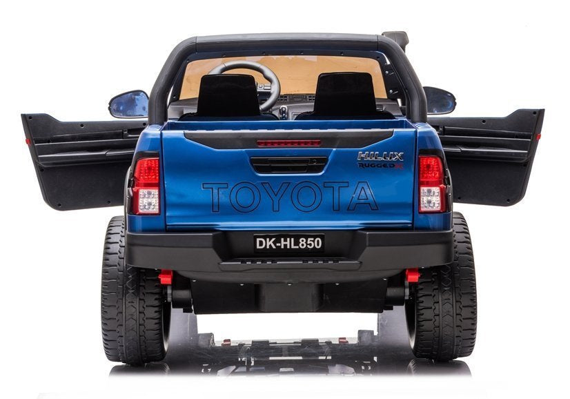 Licencirani auto na akumulator Hilux - dvosjed - plavi/lakirani