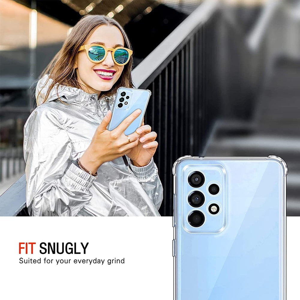 Techsuit Shockproof Clear Silicone prozirna maskica otporna na udarce za Samsung Galaxy A33 5G