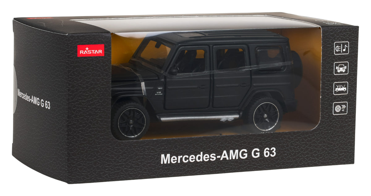 Licencirani metalni auto na daljinsko upravljanje 1:32 Mercedes AMG G63 RASTAR - crni
