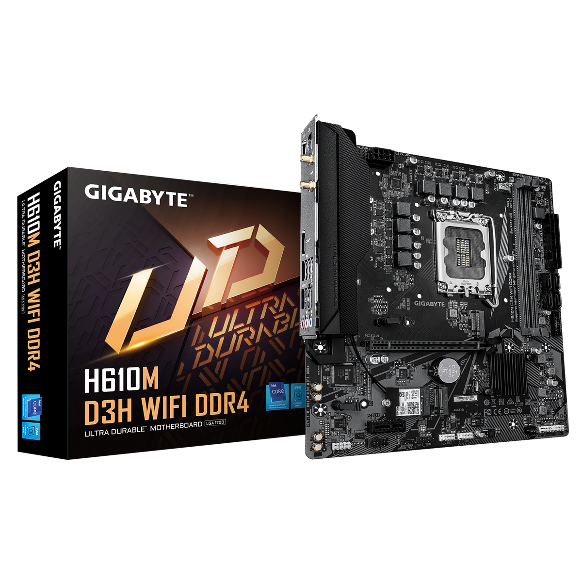 GIGABYTE H610M D3H WIFI DDR4 matična ploča Intel H610 LGA 1700 Mikro ATX