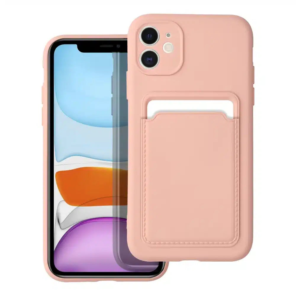 CARD Case maskica za IPHONE 11 pink