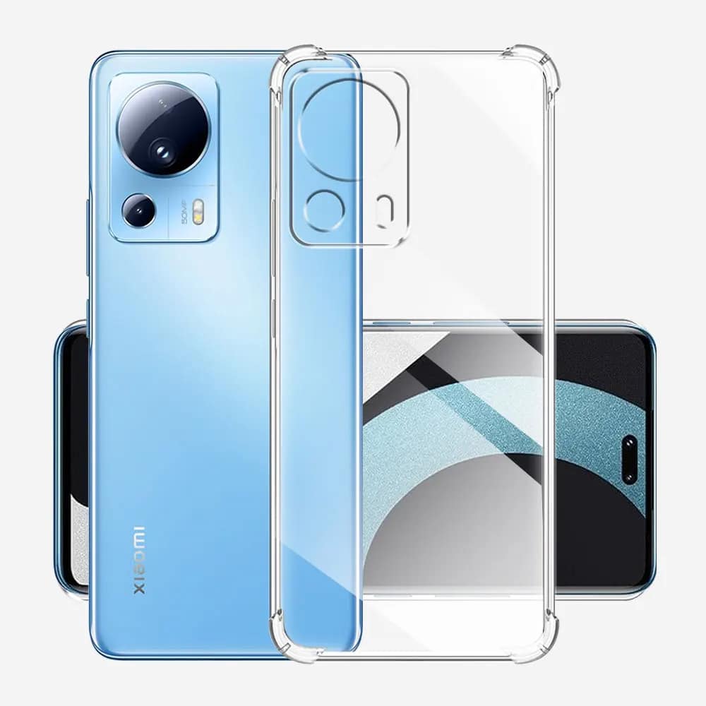 Techsuit Shockproof Clear Silicone prozirna maskica otporna na udarce za Xiaomi 13 Lite