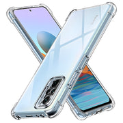 Silikonska futrola s ojačanim rubovima za Xiaomi Redmi Note 10 Pro/Redmi Note 10 Pro Max - Prozirna KP29965