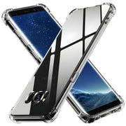 Silikonska futrola s ojačanim rubovima za Samsung Galaxy S8 Plus - Prozirna KP30017