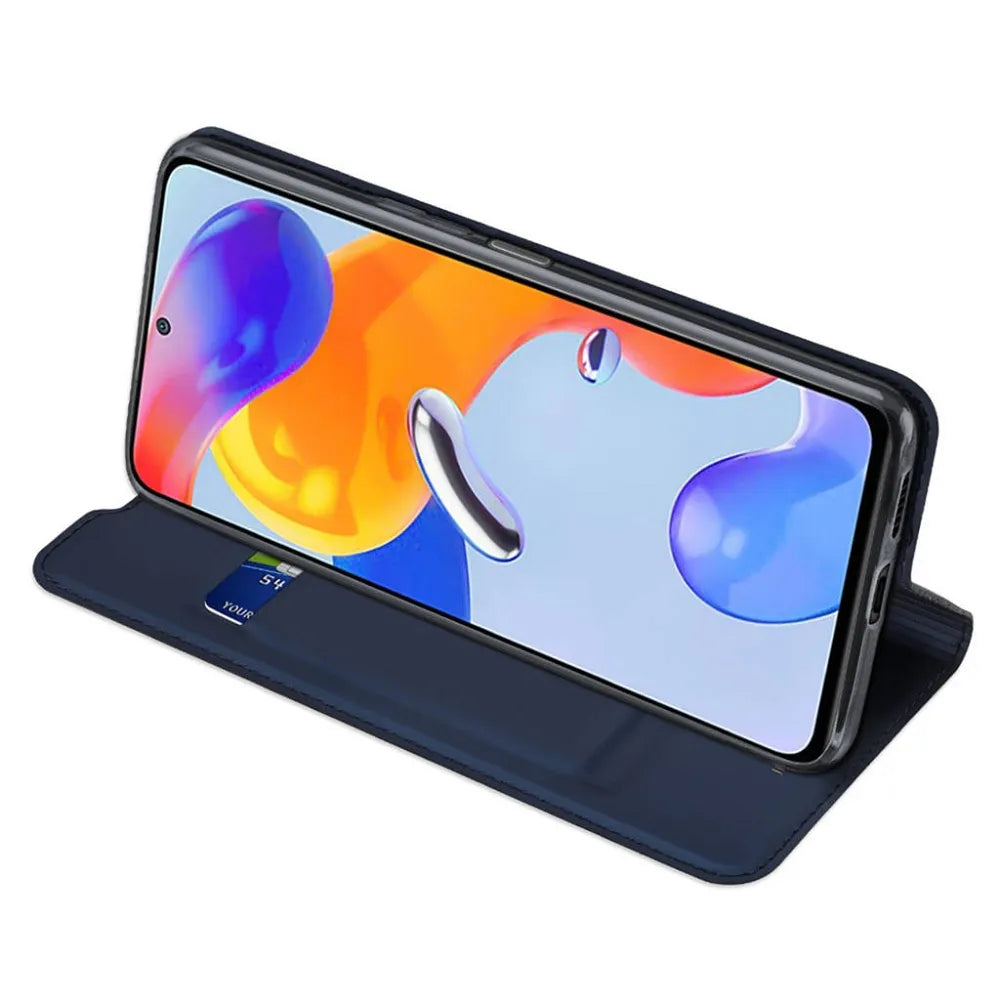 DUX DUCIS Skin Pro - preklopna torbica za Redmi Note 12 Pro 4G/ Redmi Note 11 Pro 5G/4G plava