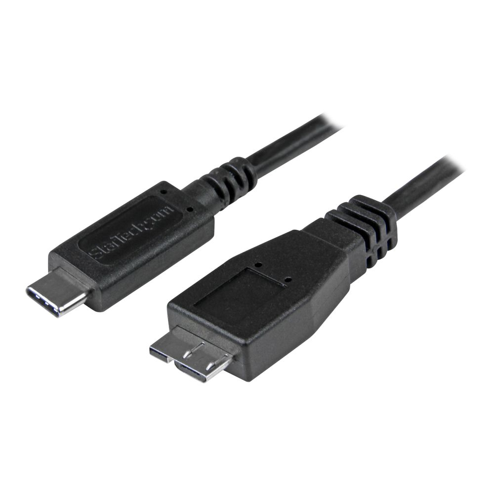 StarTech.com USB31CUB50CM USB kabel 0,5 m USB 3.2 Gen 2 (3.1 Gen 2) USB C Micro-USB B Crno